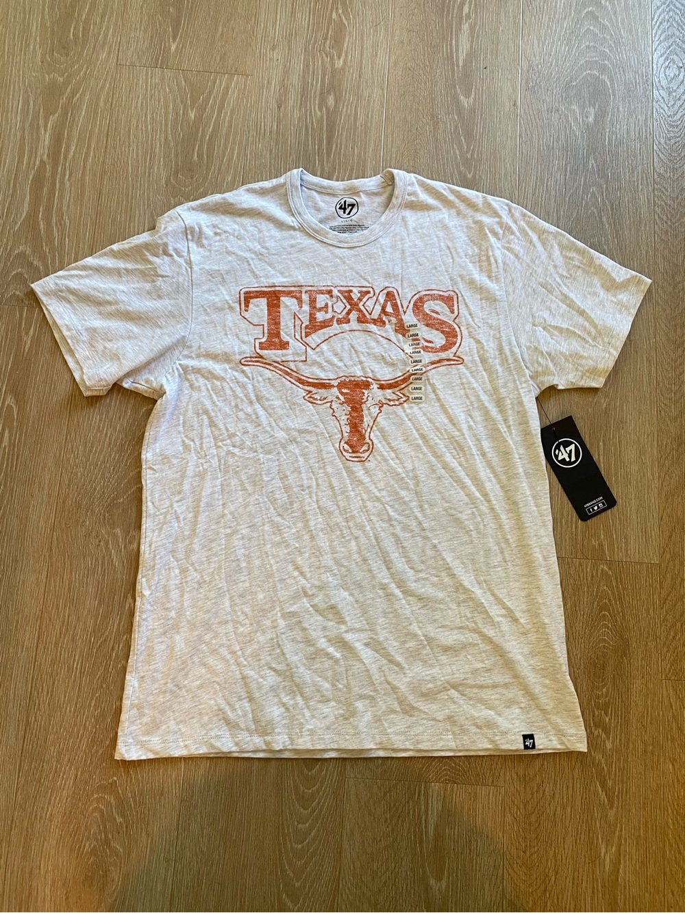 NWT 47 brand University of Texas Longhorn t-shirt